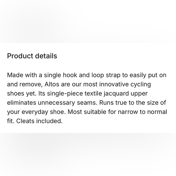 Men’s Peloton Altos Cycling Bike Shoes Cleats Hook & Loop Strap Size M 13 W 14.5 - Picture 15 of 15